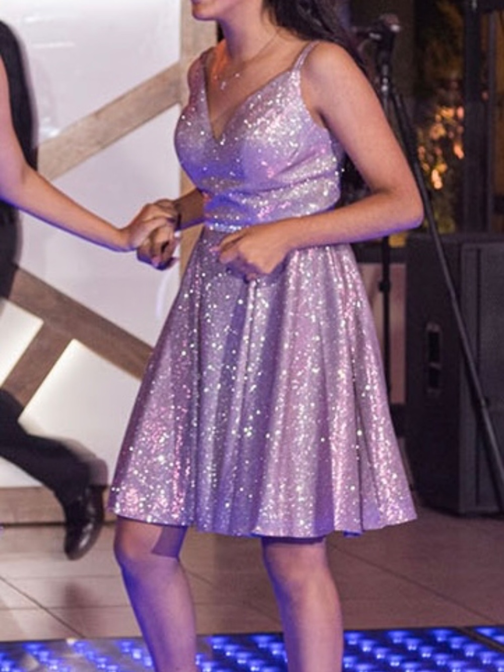 Sparkly Pink Formal Dress